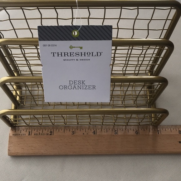 3 Section Metal Desk Organizer - Picture 9 of 10